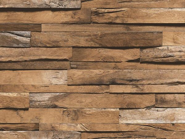 1612 Serie | Volumetric wooden tiles patterns wallpaper - Image 3