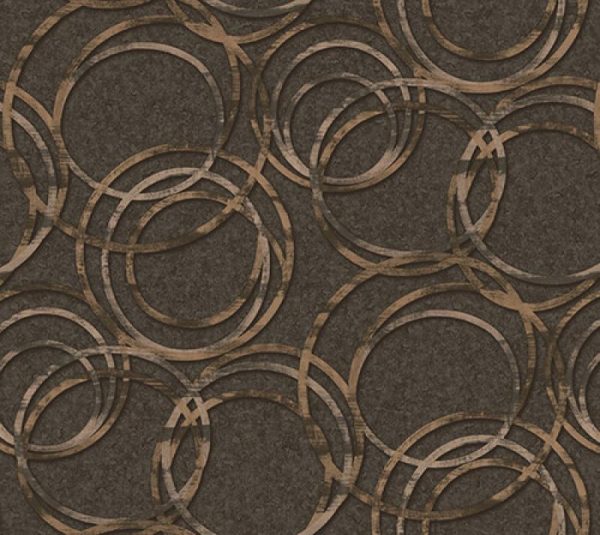 1614 Serie | Metallised circles ornament wallpaper - Image 5