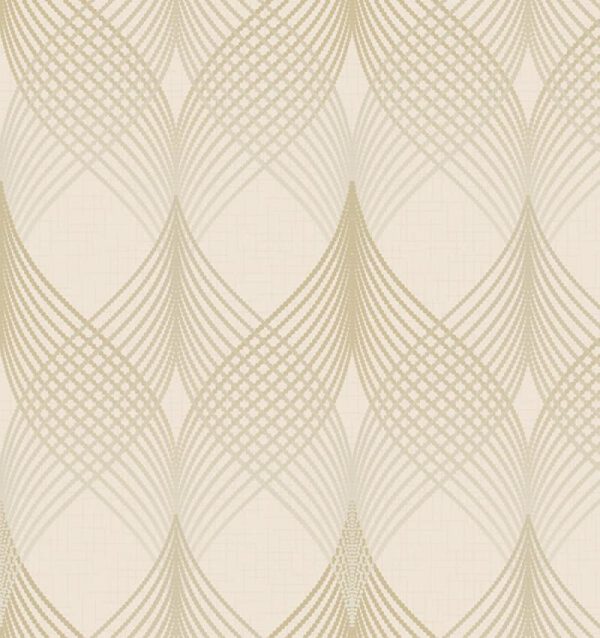 1620 Serie | Neoclassical wavey ornament wallpaper - Image 3