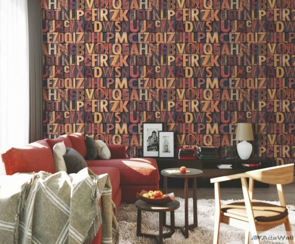 4704 Serie | Bold typography modern style wallpaper