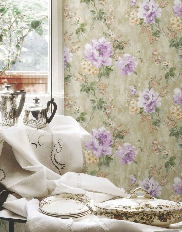 4708 Serie | Flower bunch pattern wallpaper
