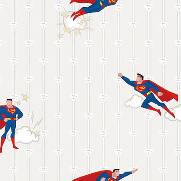 8915 Serie | Wallpaper with Superman and stripes design - Image 2