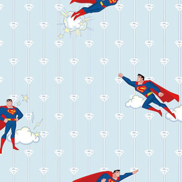 8915 Serie | Wallpaper with Superman and stripes design - Image 3