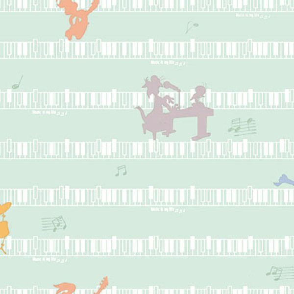 8937 Serie | Looney Tunes characters playing music wallpaper - Image 3