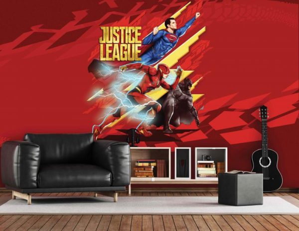WB2007 | LUSTICE LEAGUE MURAL WALLPAPER