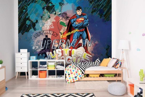 WB2008 | JUSTICE LEAGUE MURAL WALLPAPER