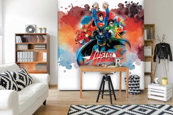 WB2010 | JUSTICE LEAGUE MURAL WALLPAPER