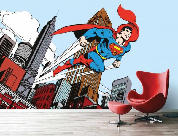WB2023 |SUPERMAN MURAL WALLPAPER