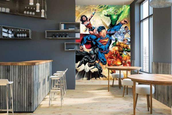 WB2039 | JUSTICE LEAGUE MURAL WALLPAPER