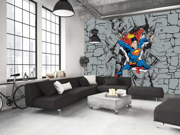 WB2040 | SUPERMAN MURAL WALLPAPER