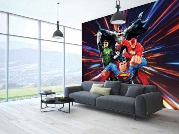 WB2055 | JUSTICE LEAGUE MURAL WALLPAPER