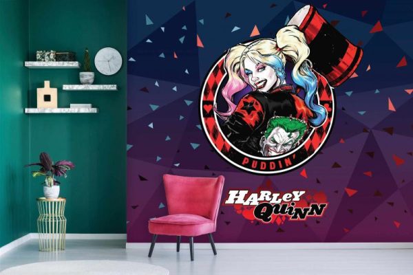 WB2064 | HARLEY QUINN MURAL WALLPAPER