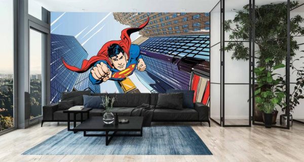 WB2071 | SUPERMAN MURAL WALLPAPER