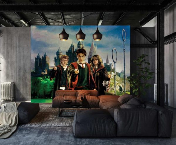 WB2086 | HARRY POTTER MURAL WALLPAPER