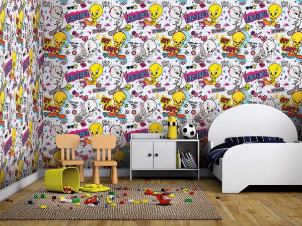 WB2095 | LOONEY TUNES MURAL WALLPAPER