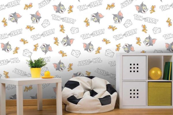 WB2103 | TOM AND JERRY MURAL WALLPAPER