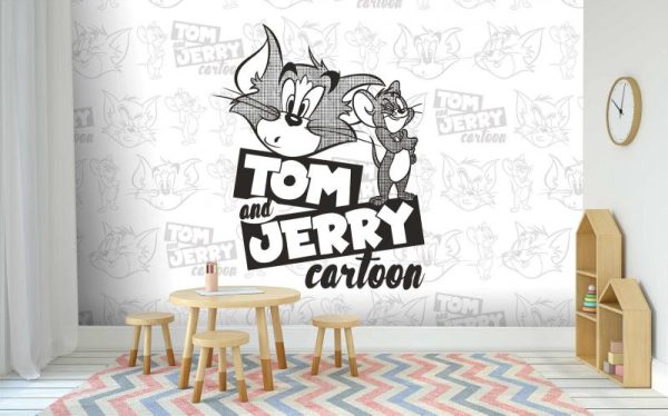 WB2105 | TOM AND JERRY MURAL WALLPAPER