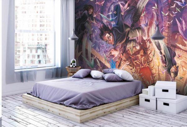 WB2114 | HARRY POTTER MURAL WALLPAPER