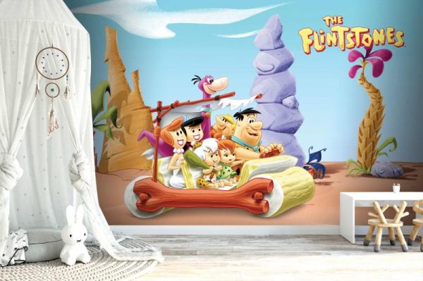 WB2119 | THE FLINTSTONES MURAL WALLPAPER