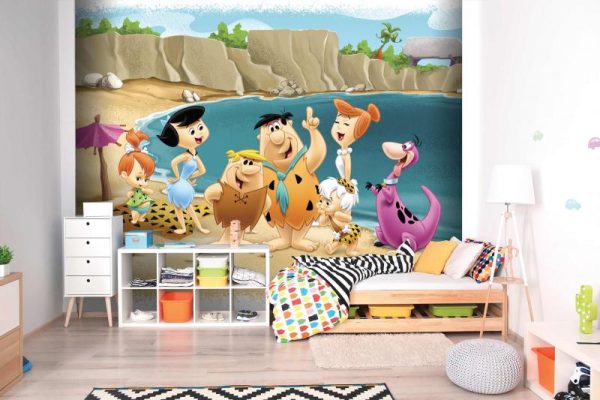 WB2121 | THE FLINTSTONES MURAL WALLPAPER