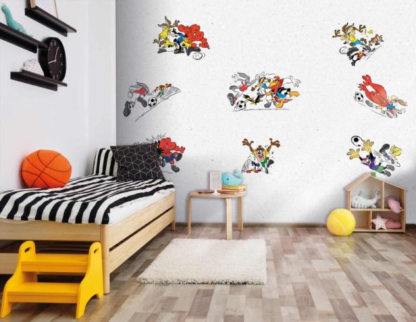 WB2127 | LOONEY TUNS MURAL WALLPAPER
