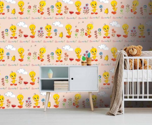 WB2132 | LOONEY TUNES MURAL WALLPAPER