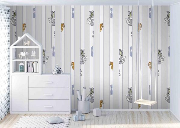 WB2155 | TOM AND JERRY MURAL WALLPAPER