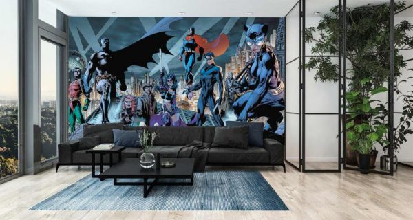 WB2175 | JUSTICE LEAGUE MURAL WALLPAPER