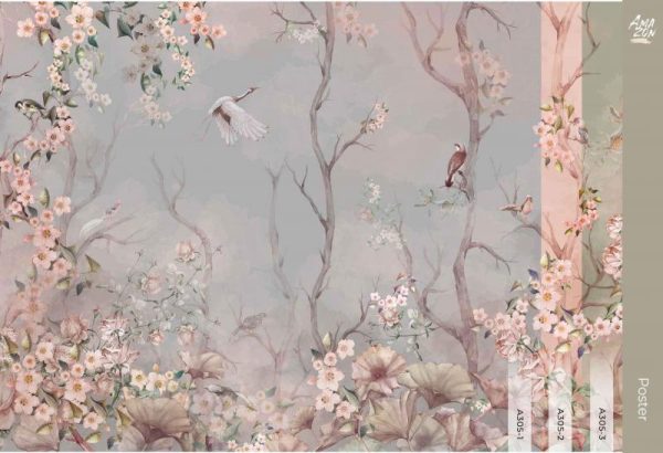 A305 Serie | Change the Air of Your Rooms with Its Design and Colors Mural Wallpaper - Image 3