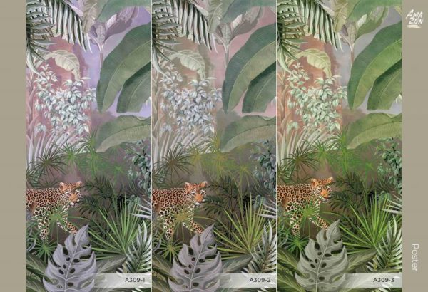 A309 Serie | Leopard Pattern Mural Wallpaper - Image 2