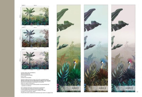 A320 Serie | Attracting Mural Wallpaper with Different Colors - Image 2
