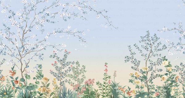 FJ306 Serie | Colorful Flowers Pattern Mural Wallpaper - Image 3
