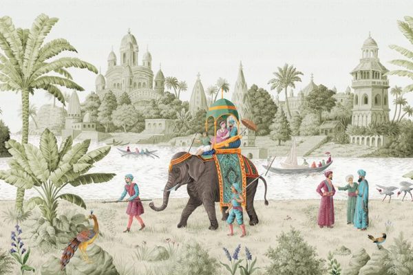 FJ309 Serie | Elephant Pattern Mural Wallpaper - Image 3
