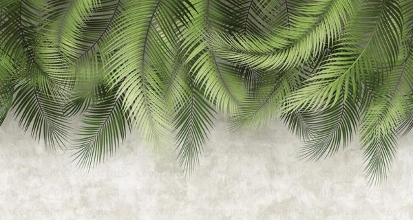 FJ312 Serie | Palm Leaves Pattern Mural Wallpaper - Image 2