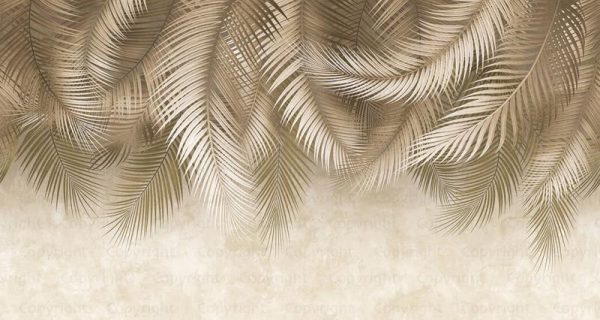FJ312 Serie | Palm Leaves Pattern Mural Wallpaper - Image 3
