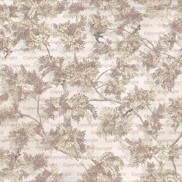 SE300 Series | Green Leaf Design Mural Wallpaper - Image 4