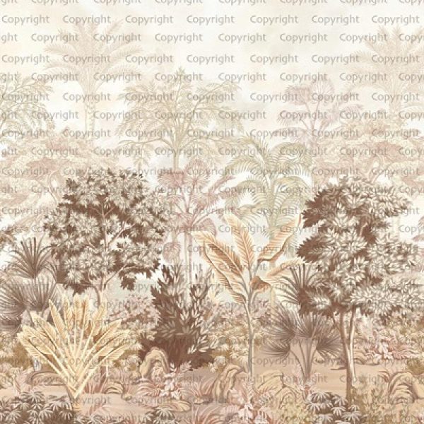 SE304 Series | Colorful Jungle Design Mural Wallpaper - Image 4