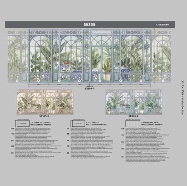 SE305 Series | Modern Design Mural Wallpaper - Image 5