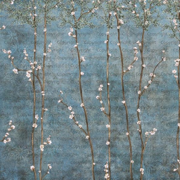 SE311 Series | Cherry Blossom Tree Design Mural Wallpaper - Image 2