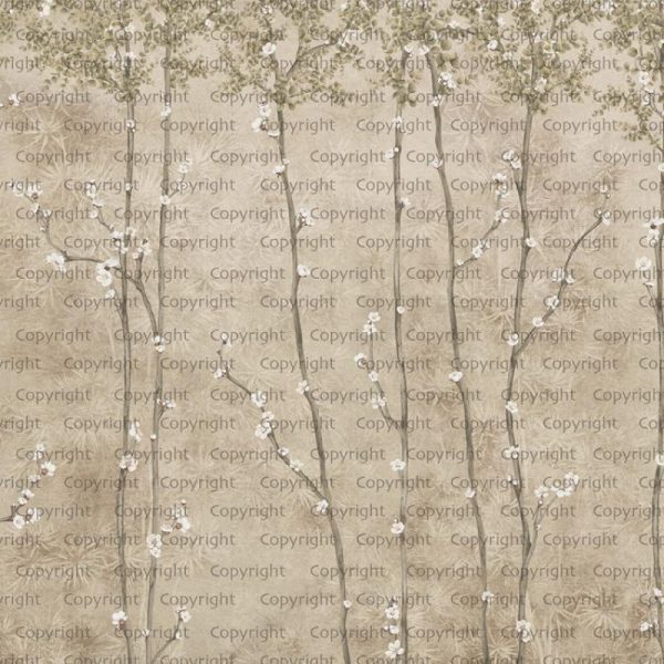 SE311 Series | Cherry Blossom Tree Design Mural Wallpaper - Image 3