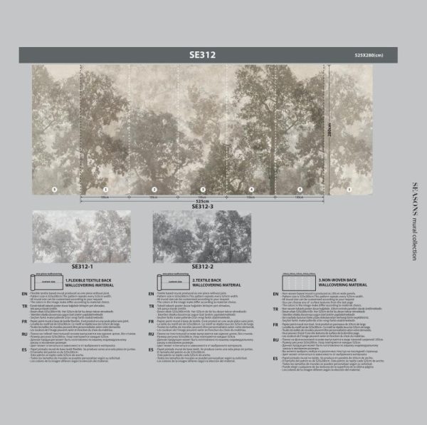SE312 Series | Tree Design Mural Wallpaper - Image 5