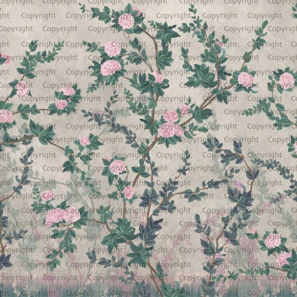 SE313 Series | Floral Design Mural Wallpaper - Image 4