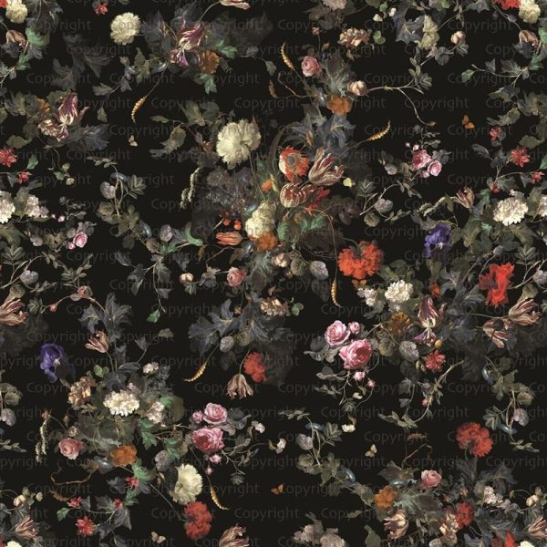 SE315 Series | Floral Design Mural Wallpaper - Image 2