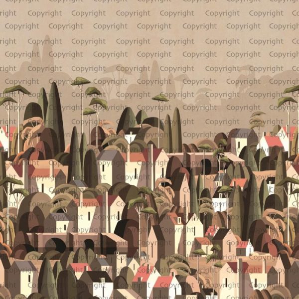 SE318 Series | Scandinavian House Design Mural Wallpaper - Image 4