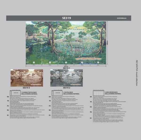 SE319 Series | Nature Design Mural Wallpaper - Image 5