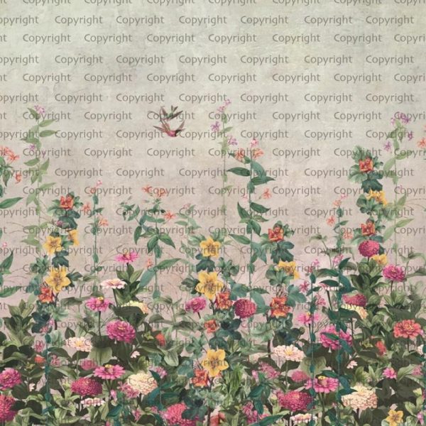 SE320 Series | Floral Design Mural Wallpaper - Image 2