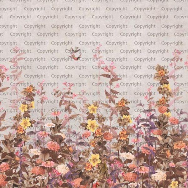 SE320 Series | Floral Design Mural Wallpaper - Image 3