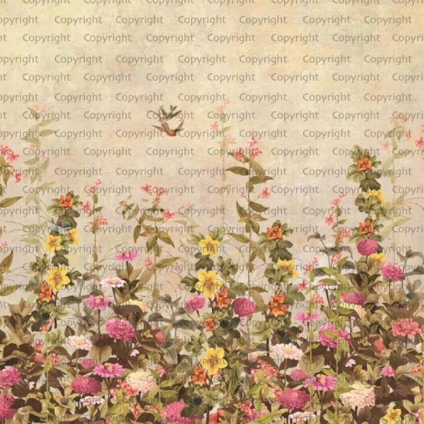 SE320 Series | Floral Design Mural Wallpaper - Image 4